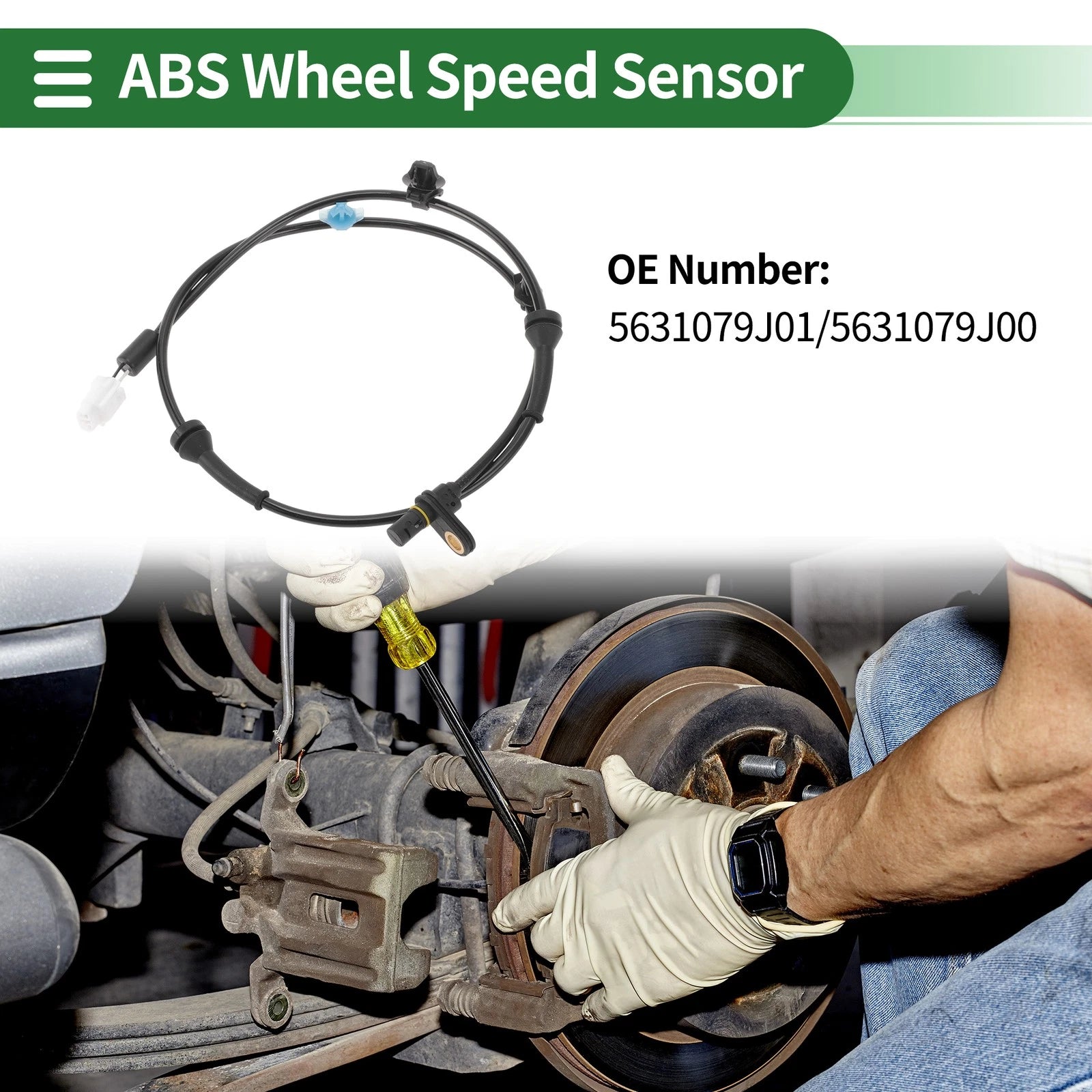 ABS Wheel Speed Sensor No. 5631079J01 for Suzuki SX4 (2007–2013)