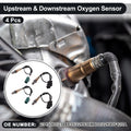 Set of 4 Upstream & Downstream Oxygen Sensors for Nissan Armada (2004–2020) 2345060