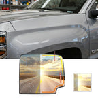 Side Mirror Glass with LED for Chevy Silverado GMC Sierra (2014–2017)