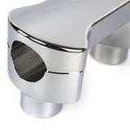 4" Tall Chrome Handlebar Riser/Top Clamp for Harley