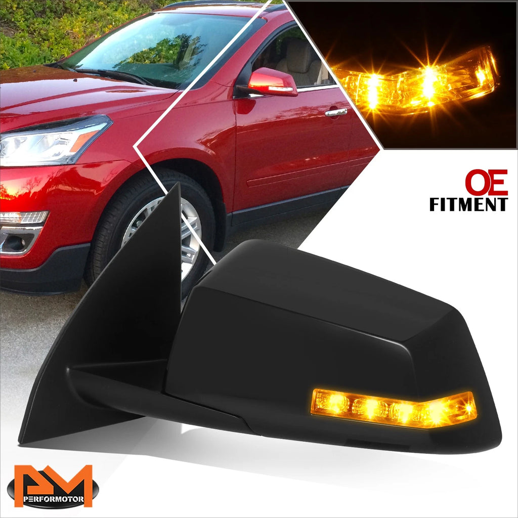 Power Heated Signal Side View Mirror Left for Saturn Outlook (2007–2008)