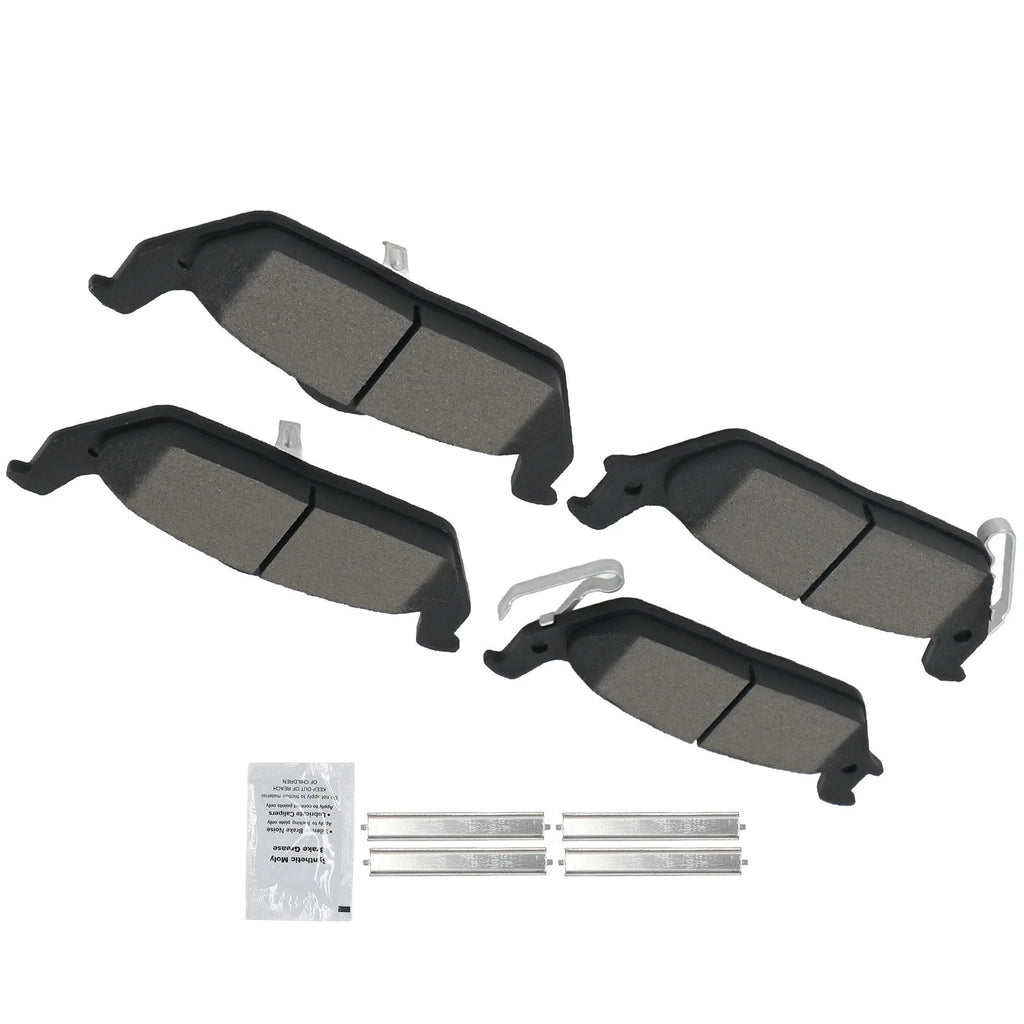 Rear Ceramic Brake Pads Kit for Ford F-150, Lincoln Mark LT (2004–2011)