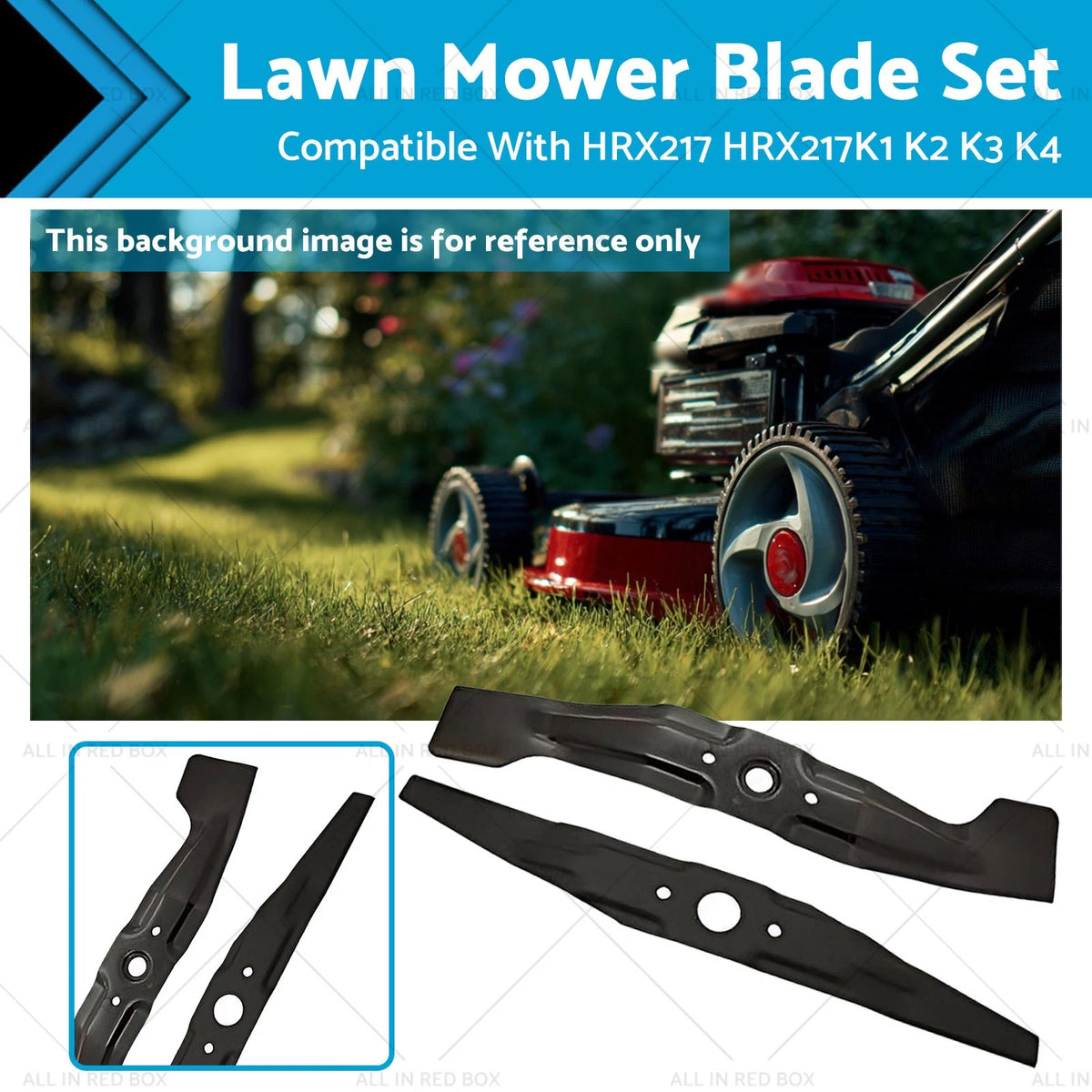 2X Lawn Mower Blades for Honda HRX217 (2001–2023) HRX217K1 K2 K3 K4 HRR2169PKA VKA