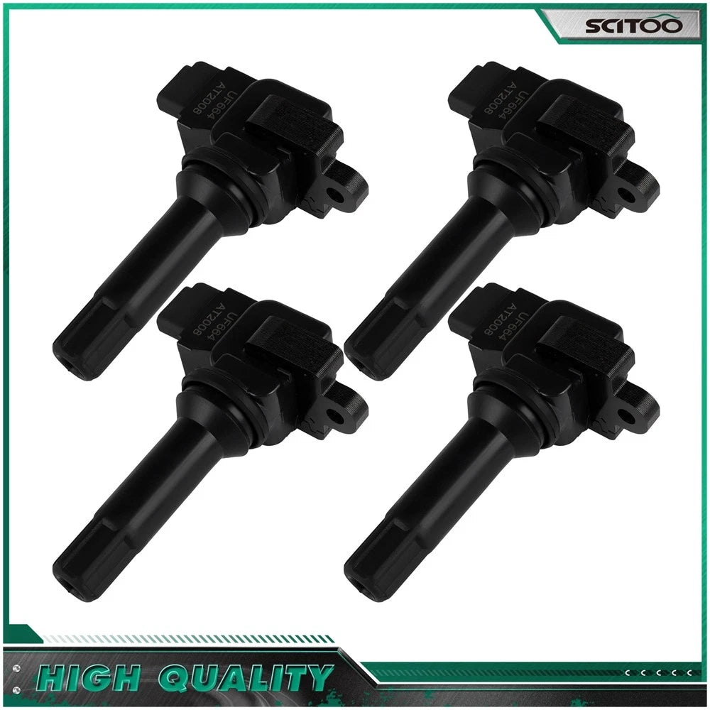 Set of 4 Ignition Coils for Subaru Forester 2011-2012, Impreza 2012