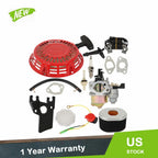 Recoil Ignition Coil Spark Plug Filter Carburetor for Honda GX160 (2000–2023)