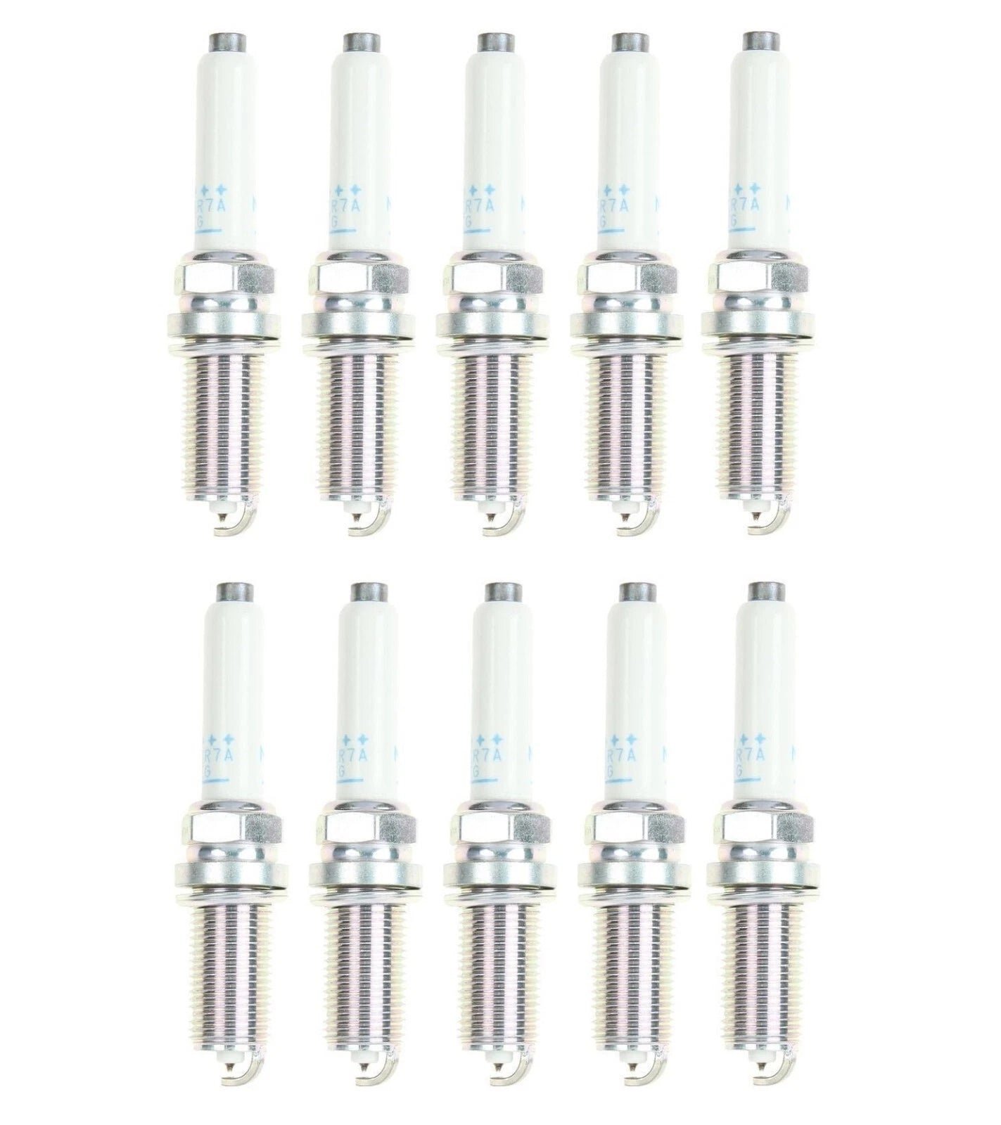 Set of 10 NGK Laser Platinum Spark Plugs Gap 0.032 for Audi A3 A4 A6 TT Q VW Golf GTI
