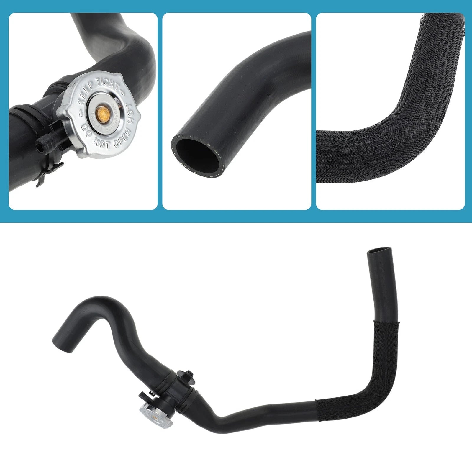 Upper Engine Radiator Hose for Dodge Durango (2011–2020) No. 5058394AA/5058394AB