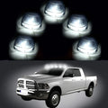 Smoke Cab Roof Running Marker Light with White LED for Ford F-250 F-350