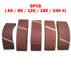 Sanding Belts Kit for Abrasive Band Accessories (Alumina Burgundy)