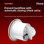 12V Brushless Solar Exhaust Fan for Bathroom Kitchen Window Ventilation