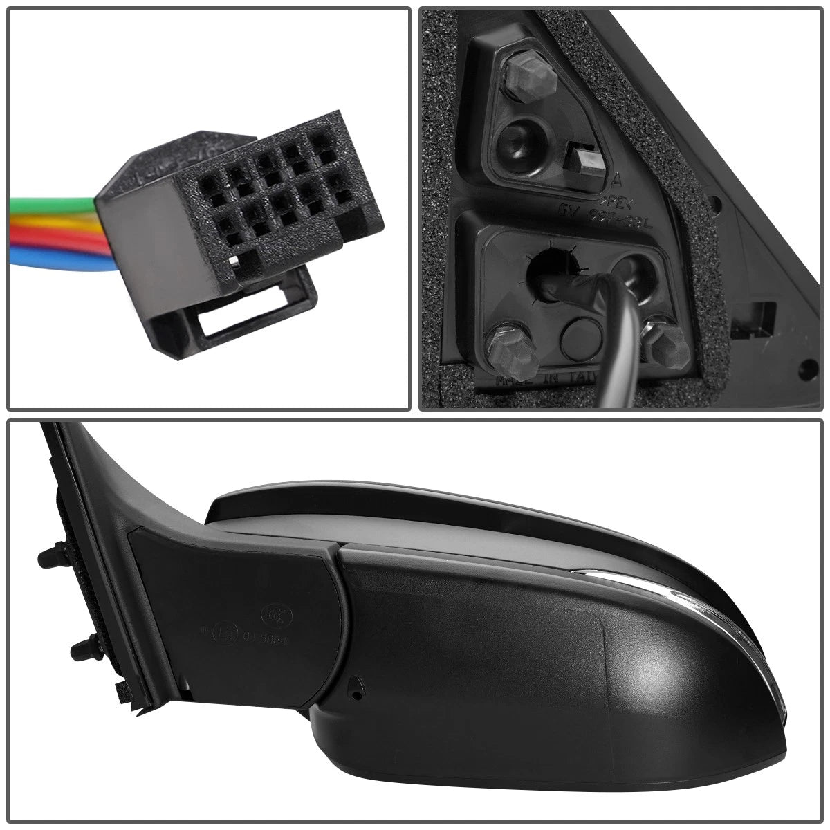 Power Heated Driver Side Door Mirror Left for Toyota Highlander (2017–2019) TO1320361