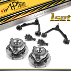 6pcs Wheel Hub Bearing Control Arm Ball Joint Kit for Ford Expedition (2003–2023)