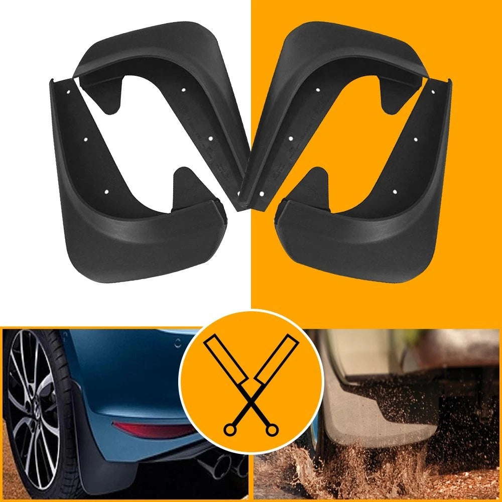 4X Universal Car Mud Flaps Splash Guards for Front or Rear (EXC)