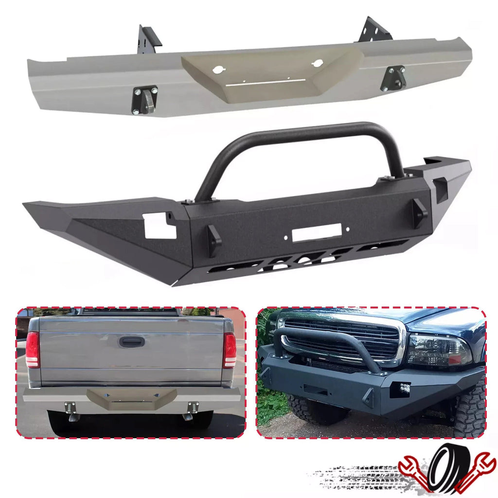 Bumper Assembly with Bull Bar for Dodge Dakota Durango (1997–2004)