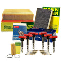 Set of 6 Double Platinum Spark Plugs for Audi BKH