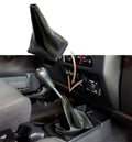 Manual Shift Boot for Jeep Wrangler (2003–2006) Yellow Stitch Leather Synthetic