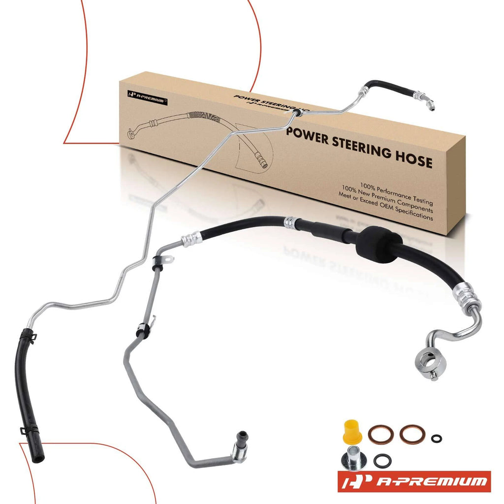 2X Power Steering Pressure & Return Line Hose for Kia Sorento (2011–2013)