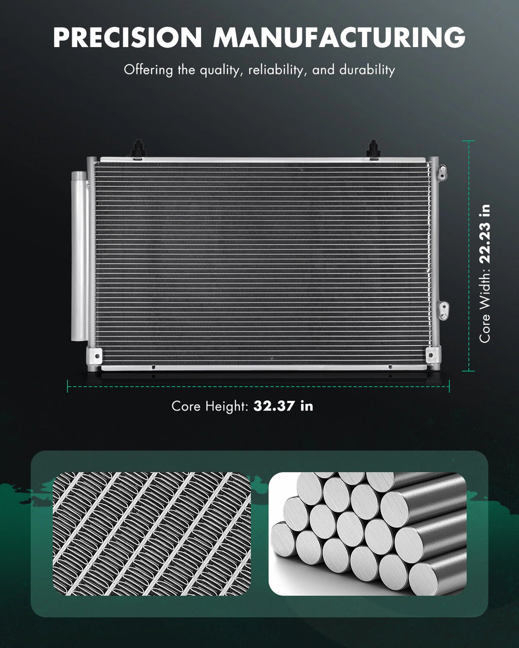 A/C Condenser for Toyota Highlander (2001–2007)