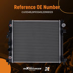 Cross Flow Auto Radiator for Cadillac ATS/CTS (2013-2016)