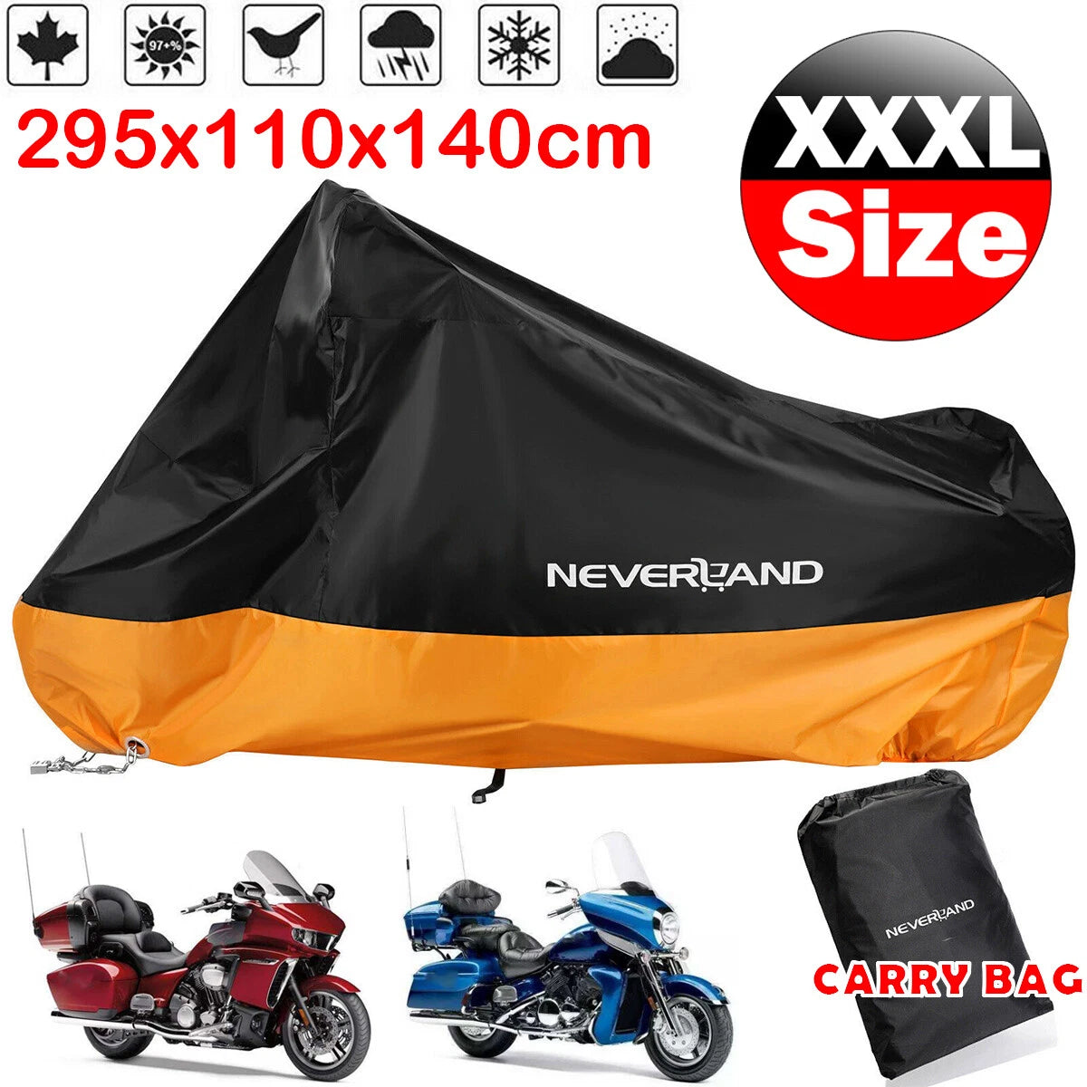 3XL Motorcycle Cover for Harley Davidson Electra Glide Ultra Classic (2000–2023)