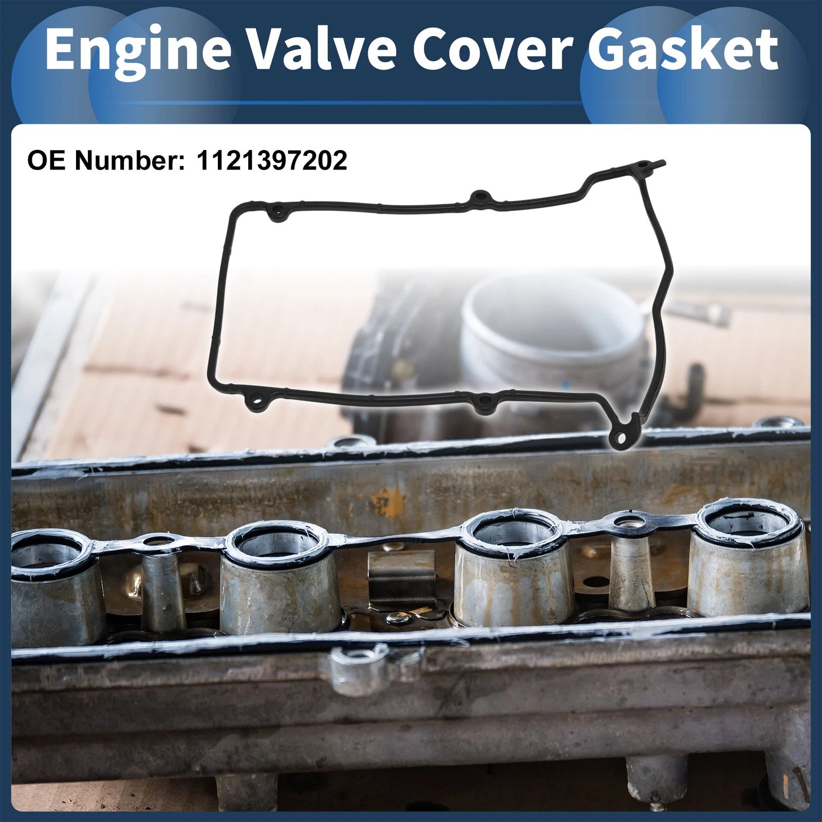Engine Valve Cover Gasket for Toyota Duet (1998–2004) No. 1121397202