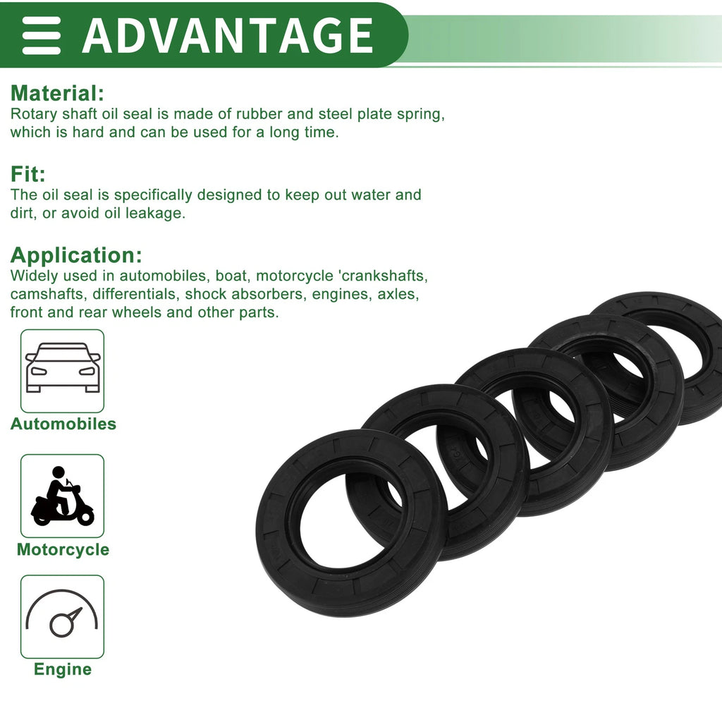 Oil Seal   - NBR Rubber 42x70x12mm High Pressure
