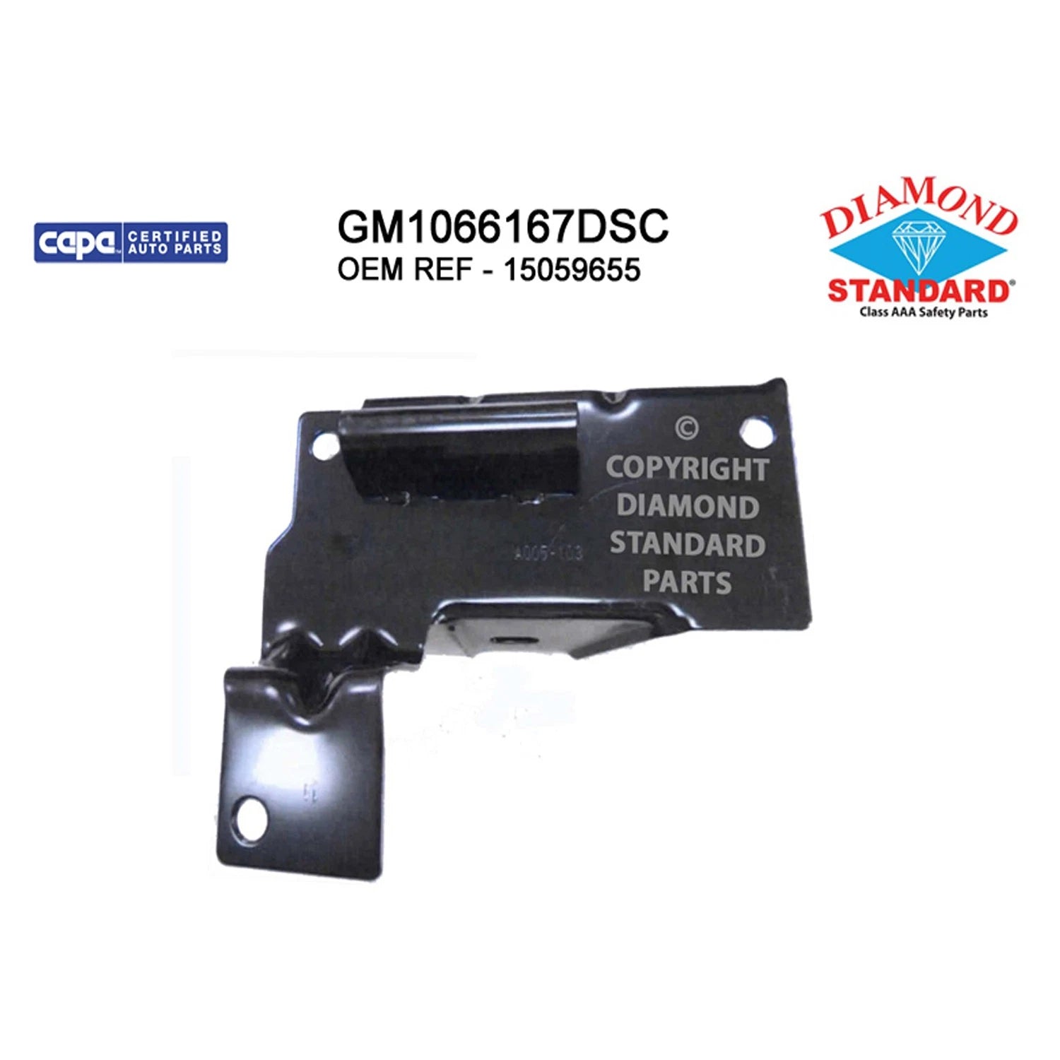 Replacement Steel Front Driver Side Inner Bumper Face Bar Brace for Toyota