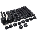 Bolts Toppers Caps for Harley Softail Twin Cam (2007–2010) Black