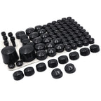 Bolts Toppers Caps for Harley Softail Twin Cam (2007–2010) Black