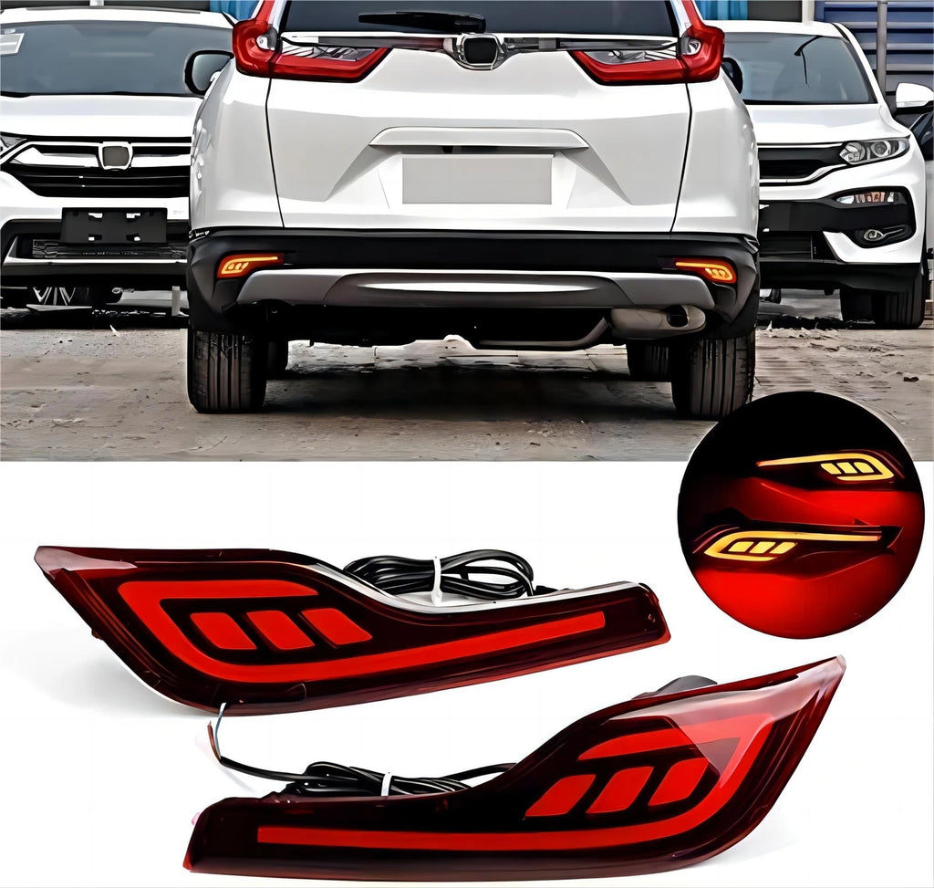 LED Rear Bumper Reflector Brake Tail Fog Light for Honda CR-V (2017–2019)