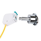 Toilet Flush Valve Button for Standard Toilets (Oval, 2 Inch)