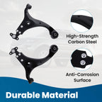 Front Lower Suspension Control Arm + Sway Bar End Link for Hyundai Elantra (2007–2012)