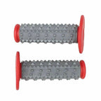 7/8" Gel Rubber Hand Grips for Honda Motorcycle (22mm) - Red