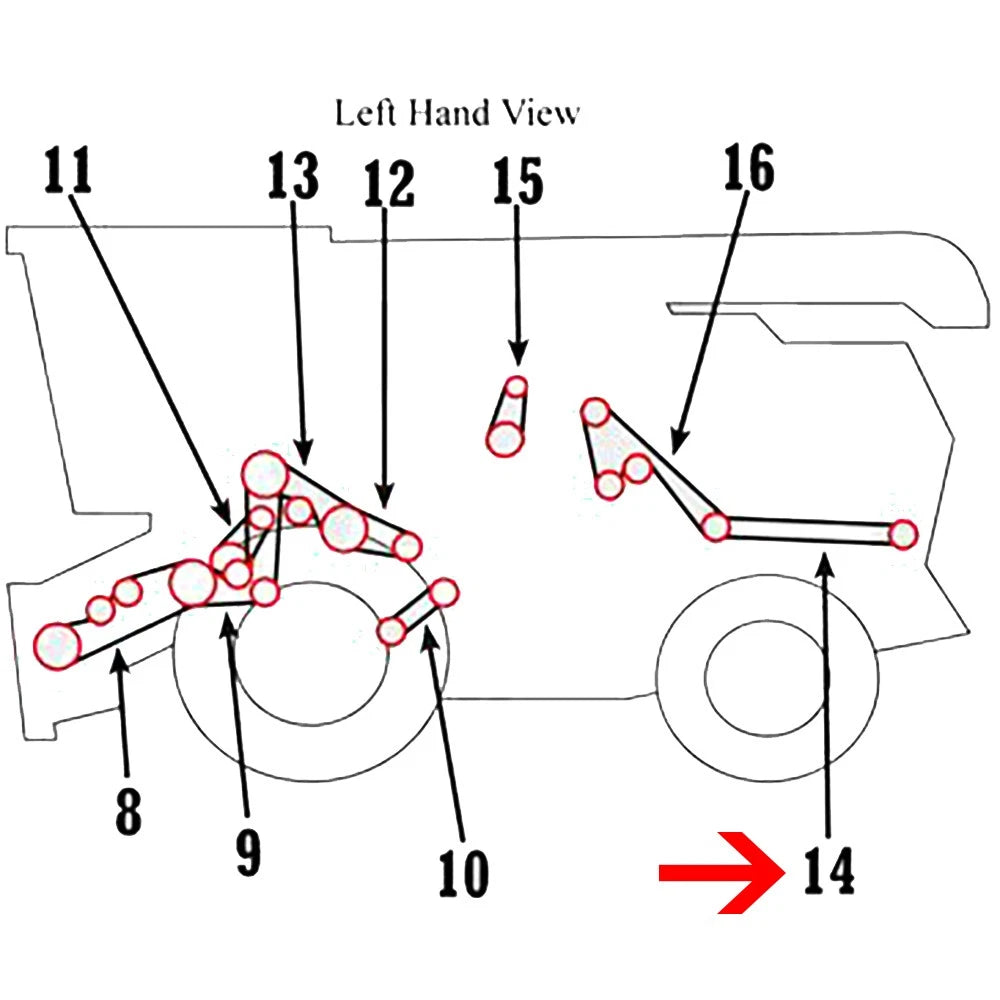 V-Belt Z59286 for John Deere Combine T660 T670 (191.14")