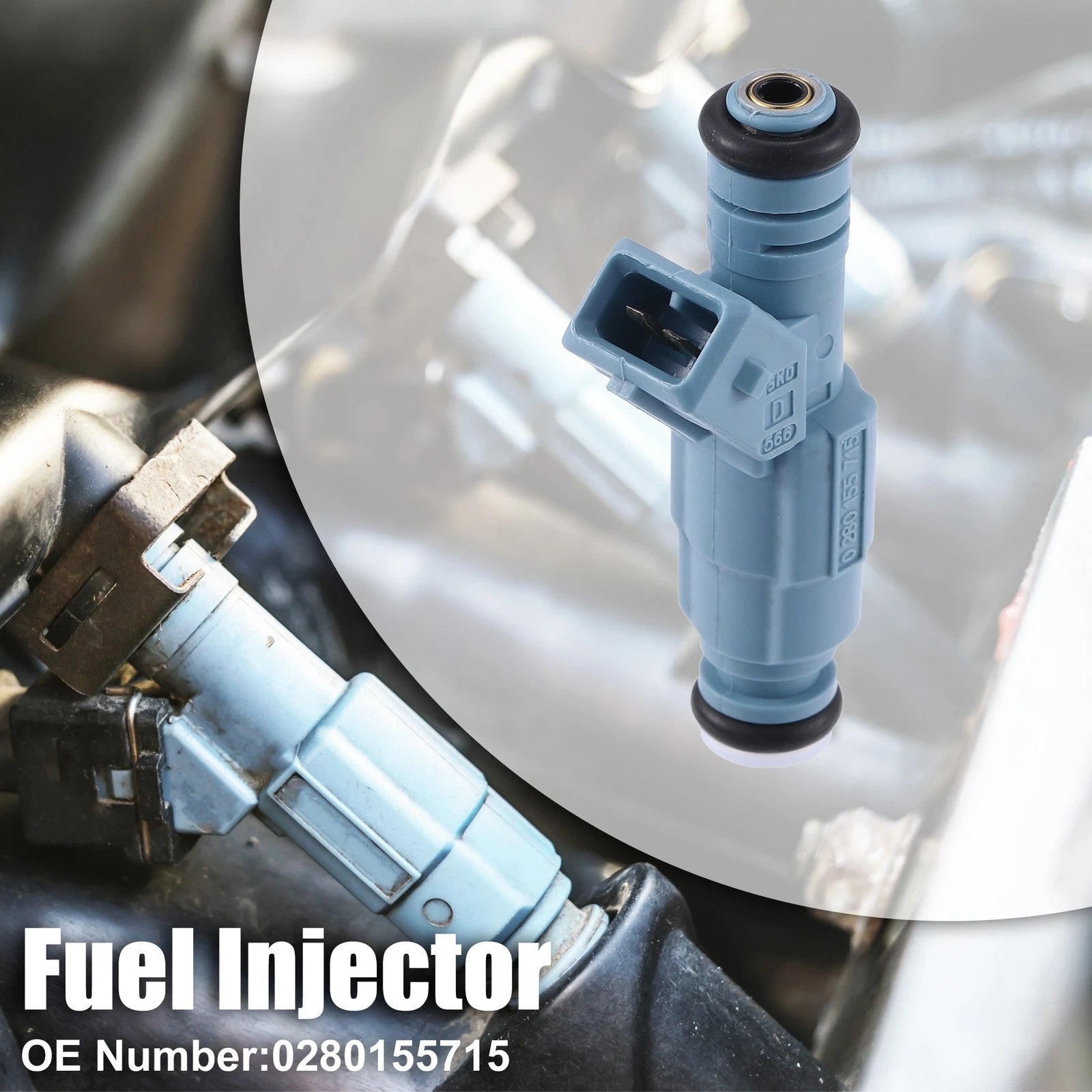 1pc Fuel Injector 0280155715 F5DZ-9F593-B for Ford Taurus 3.0L V6 (1996–1998)
