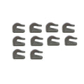 10 Pack Weld On Chain Grab Hooks for G70 Bucket Flatbed Trailer Wrecker