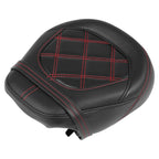 Driver Passenger Seat for Harley Electra Street Glide (2009–2023) Red Stitching