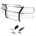 Front Bumper Brush Grille Guard Protector Chrome for Ford Explorer (2002–2005)