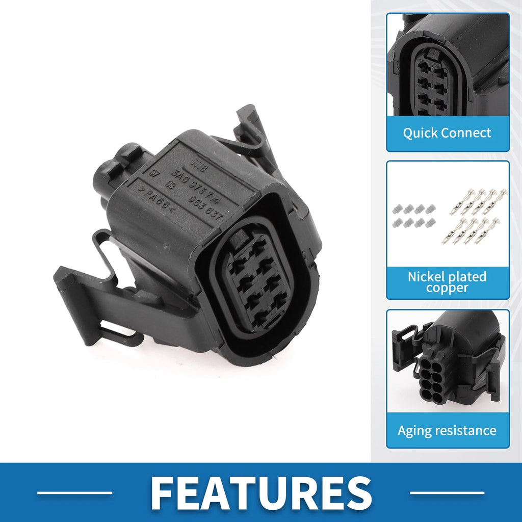 Set of 1 Throttle Position Sensor Connector Plug for Volkswagen (No.3A0973714)