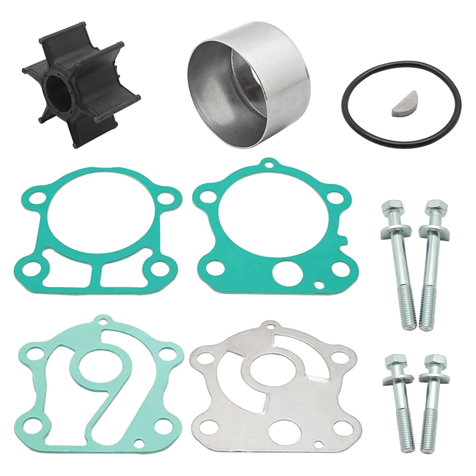 Water Pump Impeller Kit for Yamaha 2-Stroke 60-90hp Outboards (692-W0078-02-00)