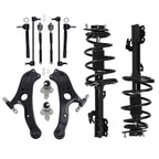 Set of 10 Front Struts for Toyota Sienna (2011–2014) AWD Lower Control Arms Sway Bar