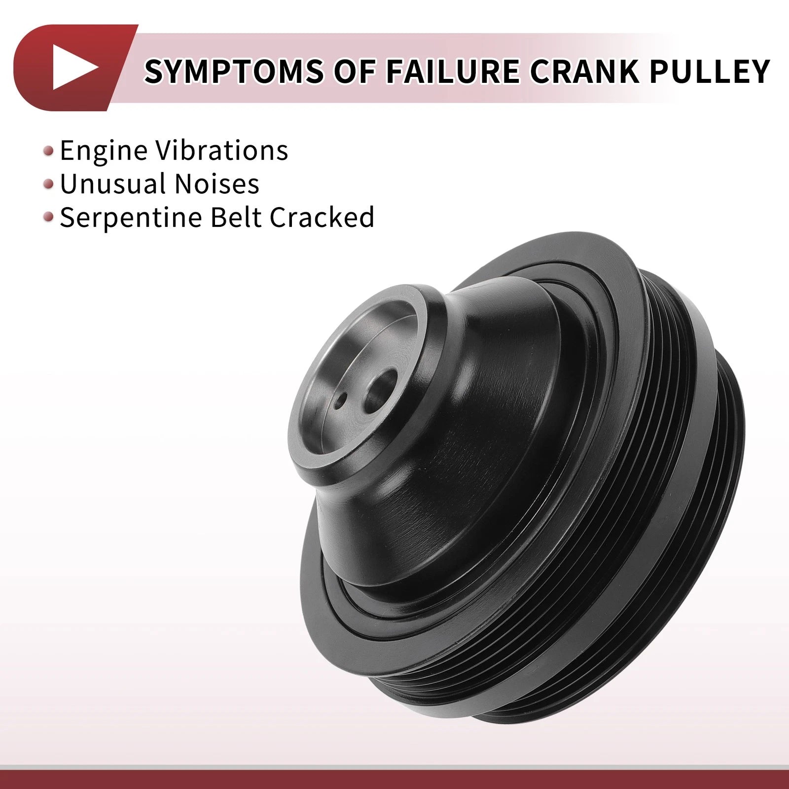 Harmonic Balancer Crankshaft Pulley for Kia Sorento (2011–2016) No. 2312439802