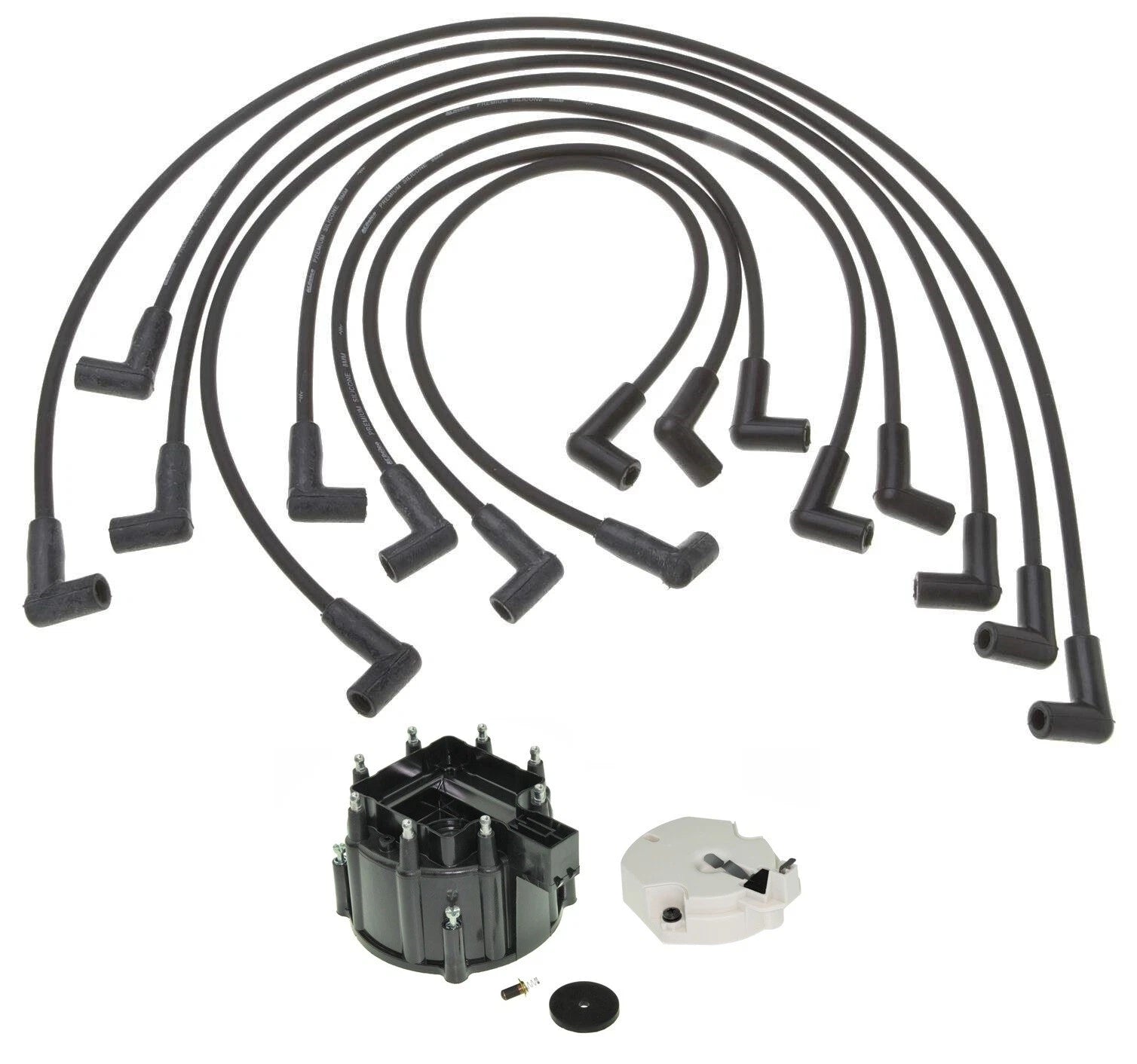 Distributor Rotor Cap & Wires Kit ACDelco for Malibu P35 K10 V8 (1978–1983)