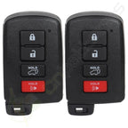 2 Replacement Keyless Entry Remote Key Fob for Toyota RAV4 (2013–2018)