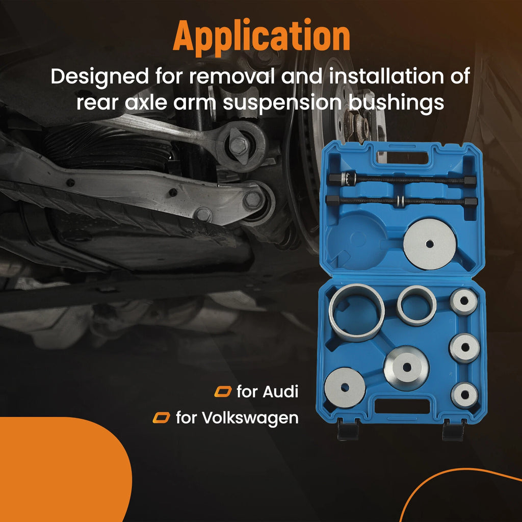 Rear Axle Arm Suspension Bushing Tool Kit for Audi Volkswagen