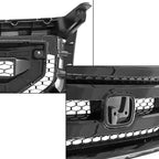 Front Bumper Upper Grille for Honda Pilot (2009-2011) Black