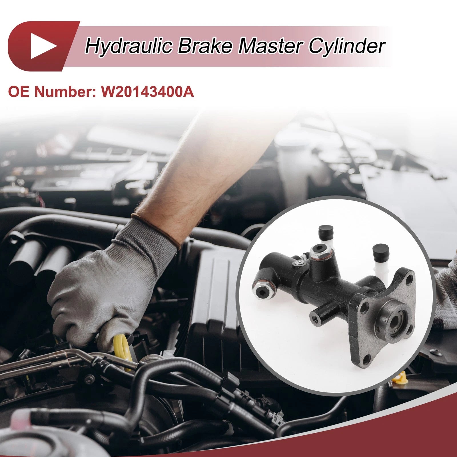 Brake Master Cylinder No.W20143400A for Mazda B2600 (1987–1993)