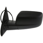 Set of 2 Power Mirrors for Ram 1500 (2011–2012) Black Manual Folding Heated