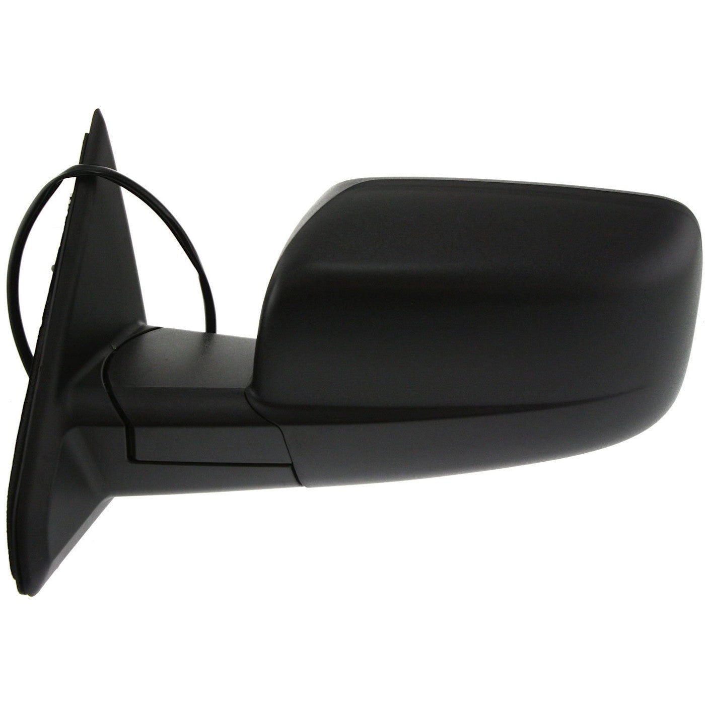 Set of 2 Power Mirrors for Ram 1500 (2011–2012) Black Manual Folding Heated