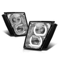 LED Halo Projector Fog Lights for Volvo VN VNL 300 400 430 740 760 (2003–2017)